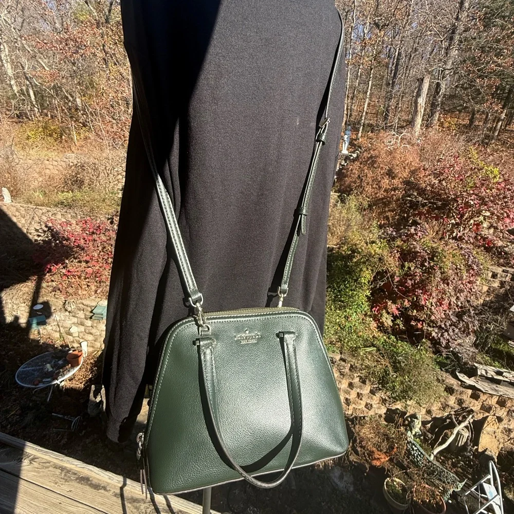 Kate Spade Cameron‎ Street Small Hayden Satchel 🌿💚✨🐱 w/ Crossbody Strap